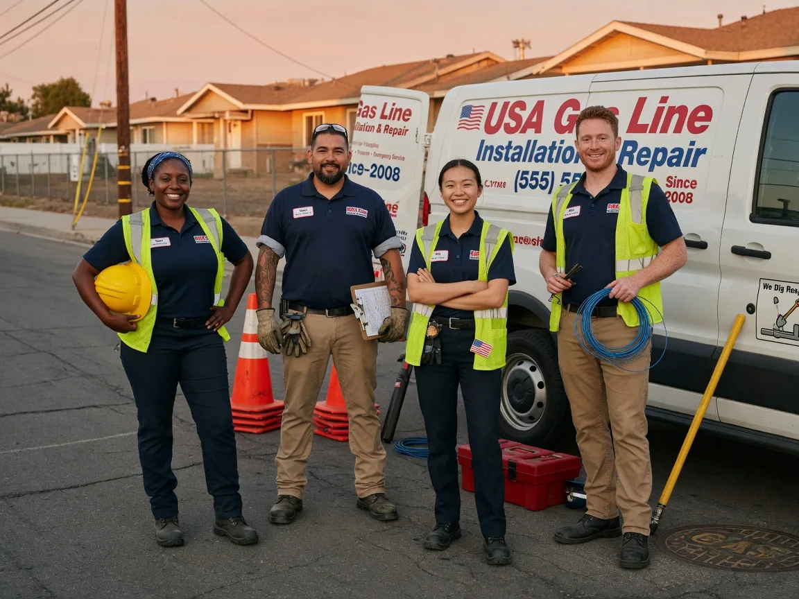Gas Line Installation company in Evansville, WY
